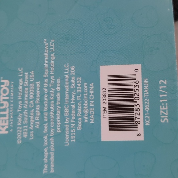 Squishmallows penguin Christmas holiday  slippers size 11/12 - Picture 4 of 4